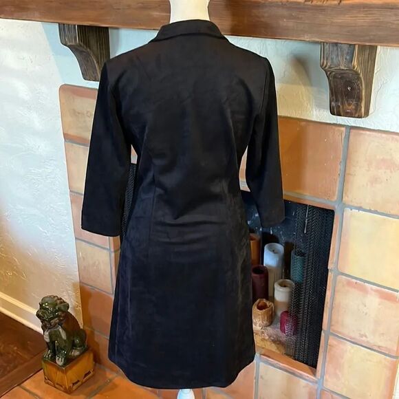 J. McLaughlin black Caelin Faux Suede Dress, XS! - Picture 6 of 15